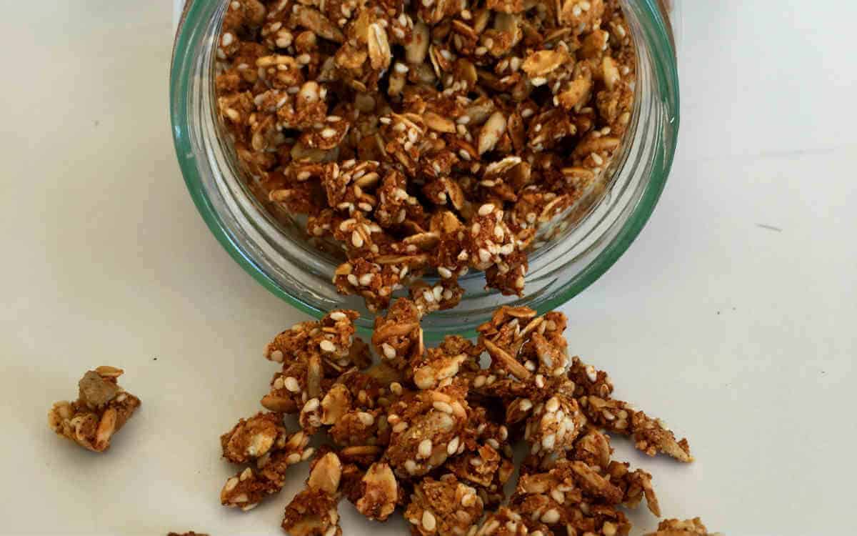 Sockertjockens LCHF-granola Sockertjockens LCHF-granola