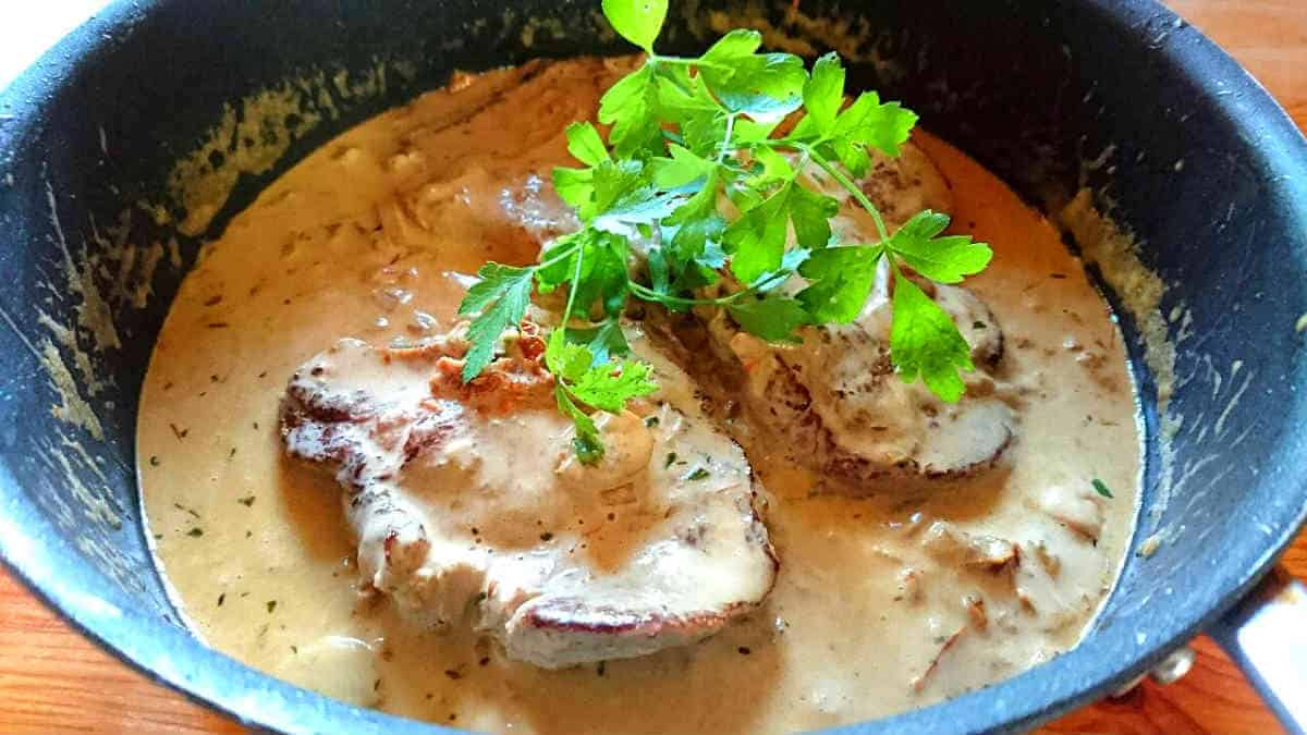 Fläskkotlett i panna Fläskkotlett i panna