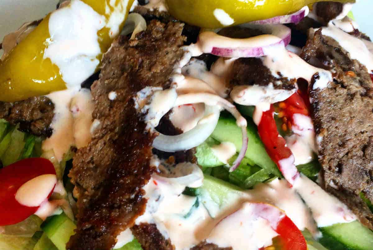 Hemlagat kebabkött Hemlagat kebabkött
