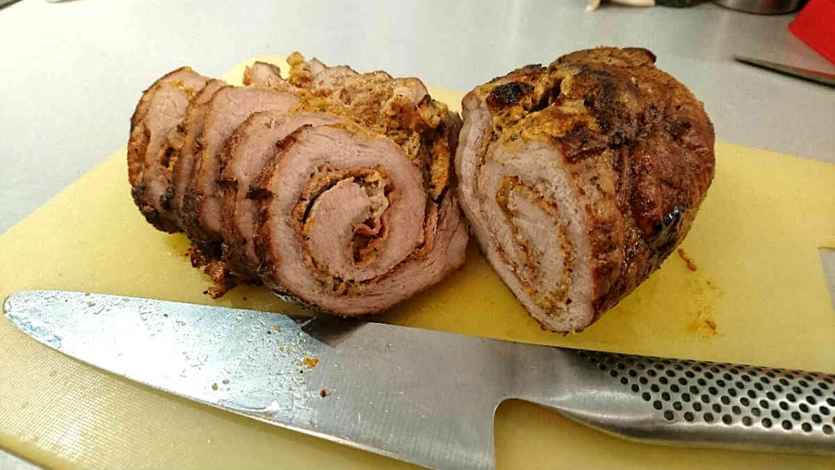 Serrano och parmesanfylld kotlettrad Serrano och parmesanfylld kotlettrad
