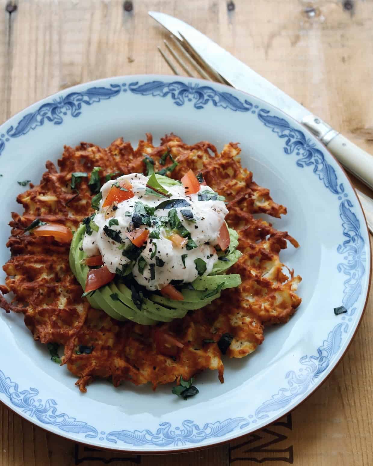 Halloumivåffla på 1 ingrediens Halloumivåffla på 1 ingrediens