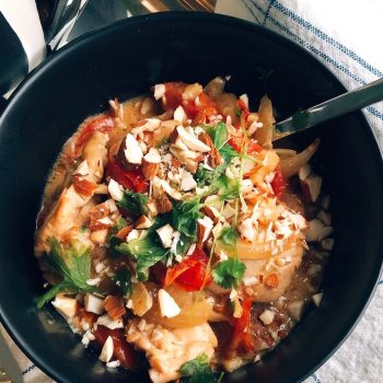 Asiatisk kyckling i kokosmjölk Asiatisk kyckling i kokosmjölk