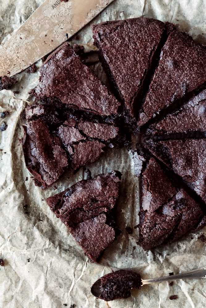 En helt vanlig, jävligt god kladdkaka