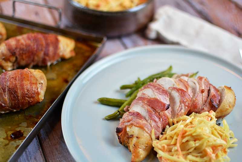 Supergod baconlindad kycklingfilé i ugn 10 Supergod baconlindad kycklingfilé i ugn | LCHF-arkivet