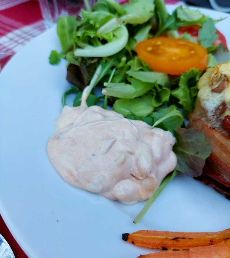 Snabbaste hamburgerdressingen
