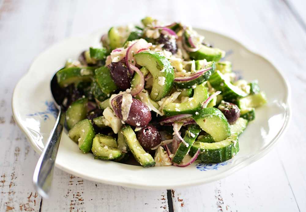 Somrig gurksallad 6 Somrig gurksallad | LCHF-arkivet