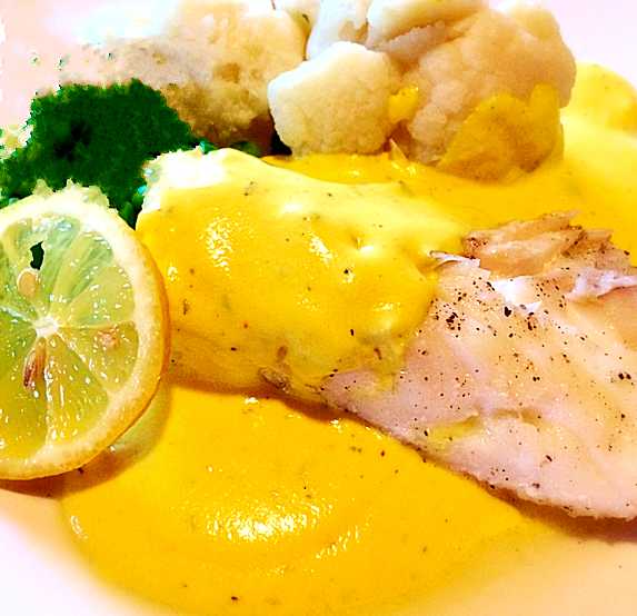 Saffran- och citronsås Saffran- och citronsås