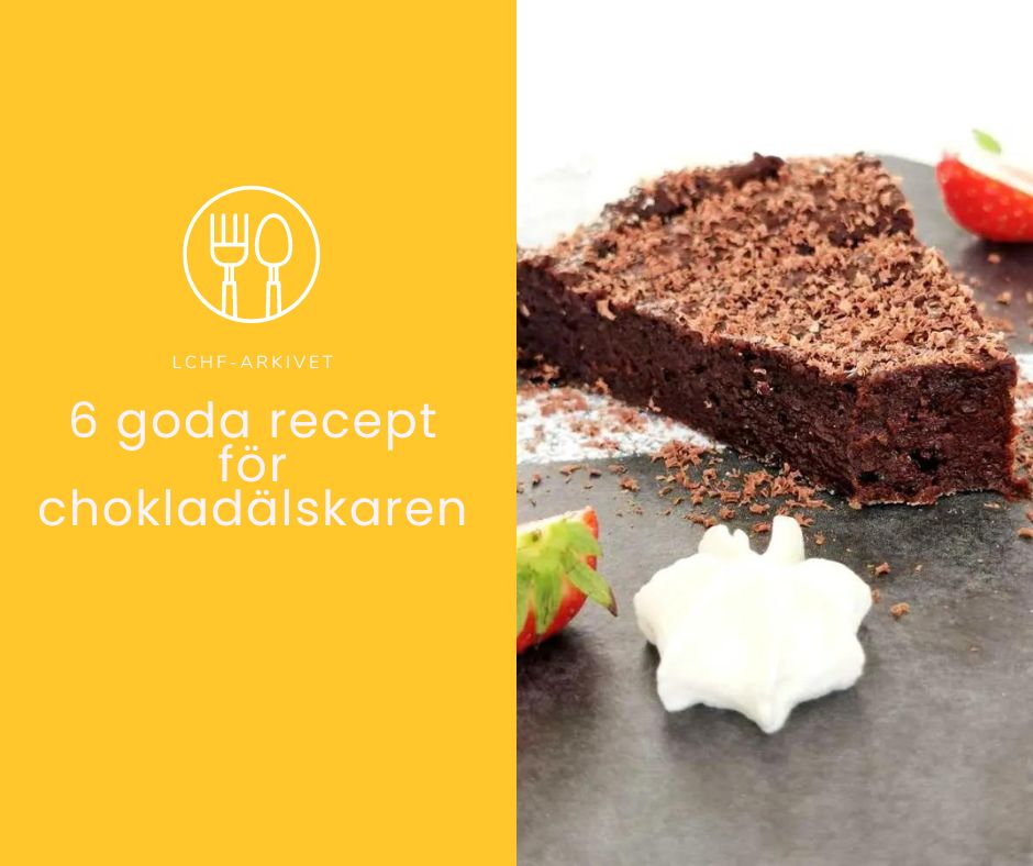 6 goda recept för chokladälskaren