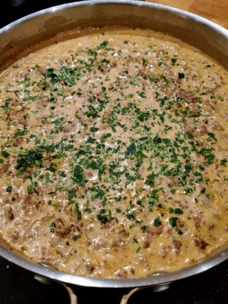 Finsk köttfärssås Finsk köttfärssås