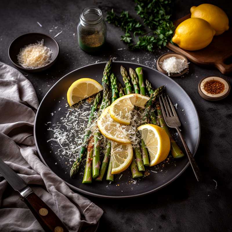 Grillad sparris med parmesanost och citron 4 Grillad sparris med parmesanost och citron | LCHF-arkivet