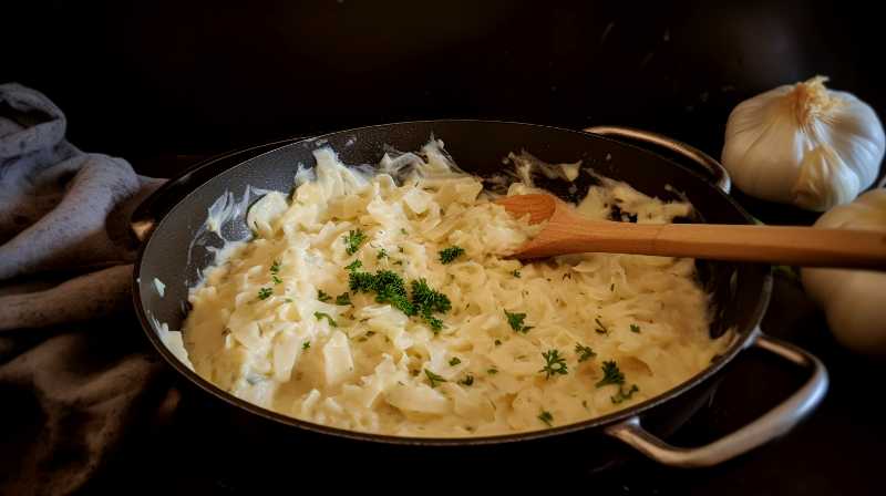 Gräddstuvad vitkål Gräddstuvad vitkål