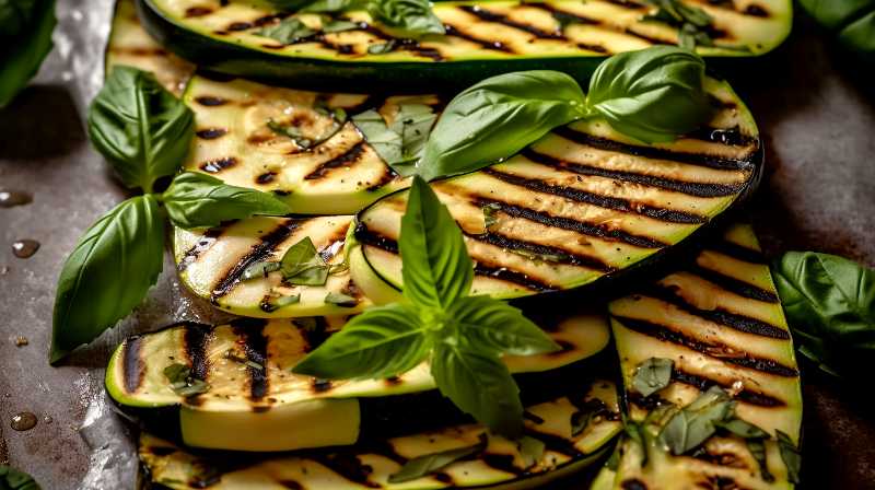 Grillad zucchini Grillad zucchini