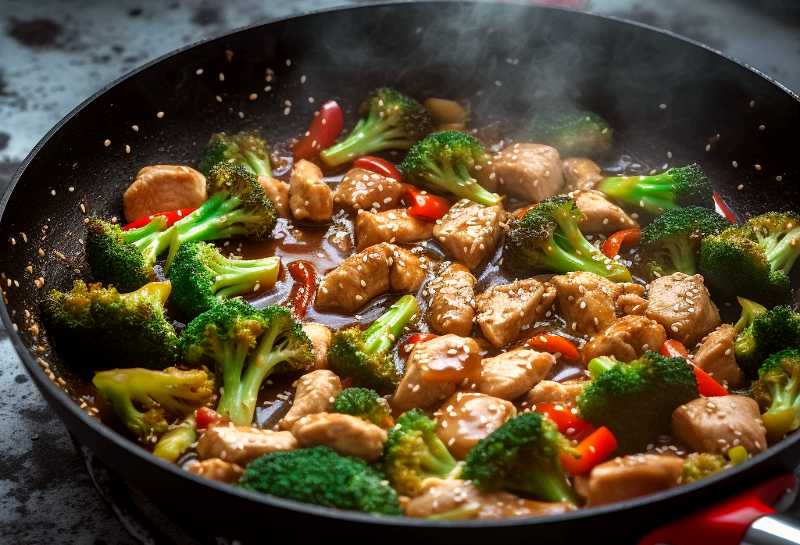 Kycklingwok