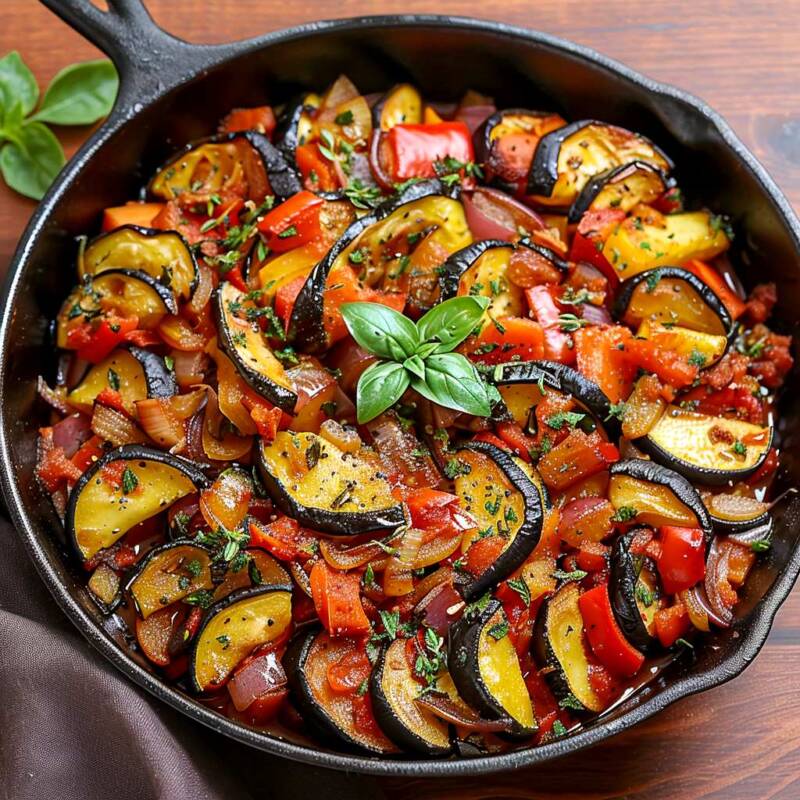Ugnsbakad ratatouille Ugnsbakad ratatouille