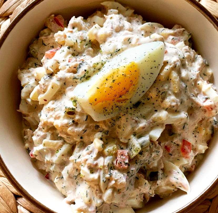 Ägg- och tonfiskröra Ägg- och tonfiskröra