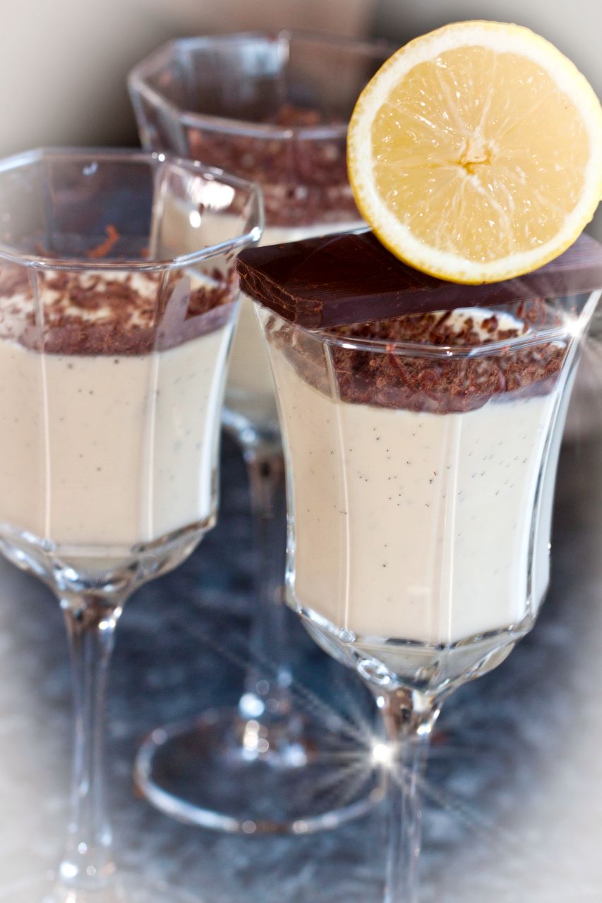 Citronpannacotta Citronpannacotta