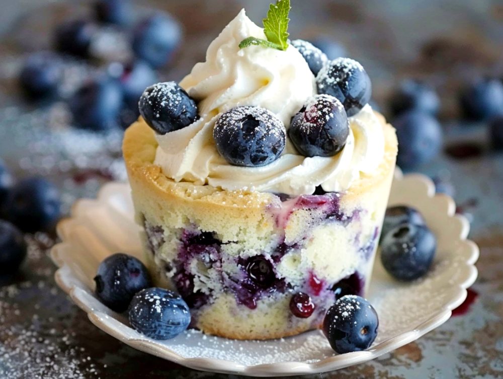 Blåbärsmugcake 4 Blåbärsmugcake | LCHF-arkivet