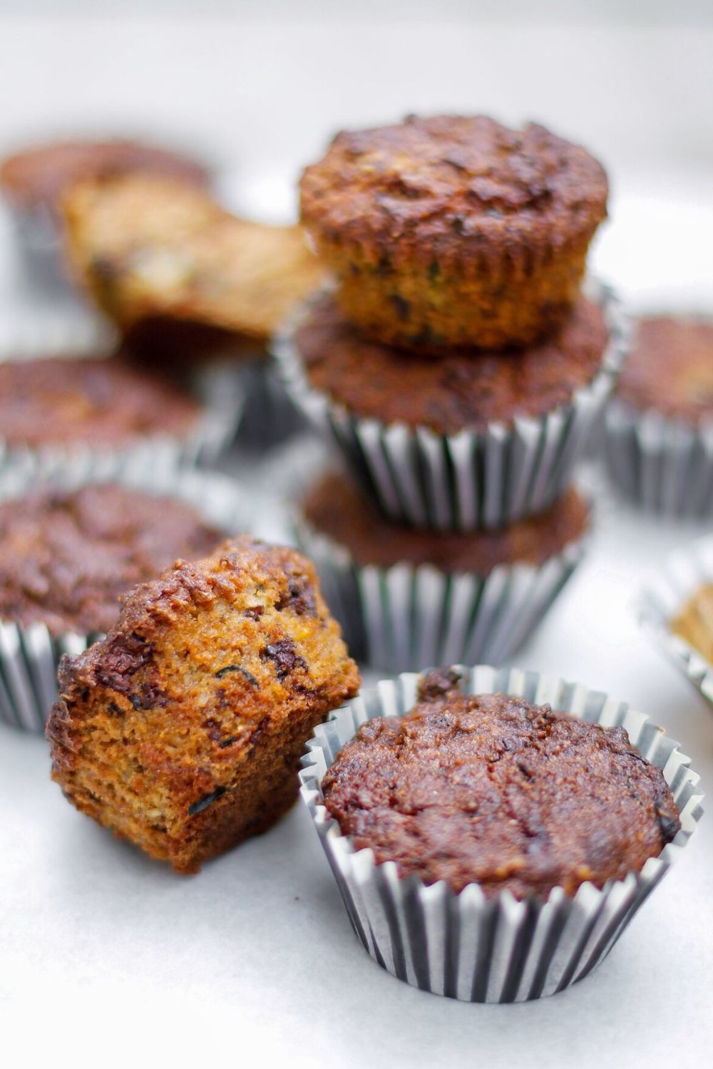 Saftiga zucchinimuffins Saftiga zucchinimuffins