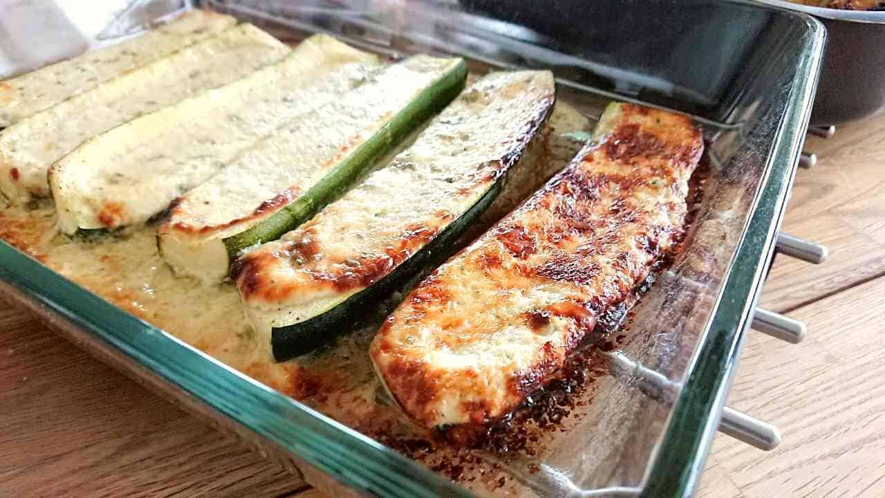 Ädelostgratinerad zucchini Ädelostgratinerad zucchini