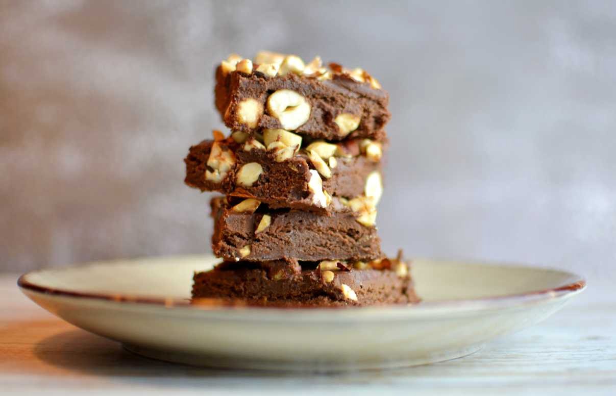 Hasselnötsbrownies Hasselnötsbrownies