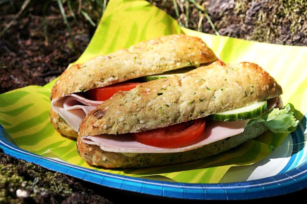 Hannahs saftiga zucchinibaguetter Hannahs saftiga zucchinibaguetter