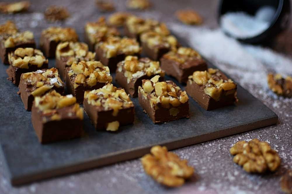 Krämig mejerifri chokladfudge Krämig mejerifri chokladfudge